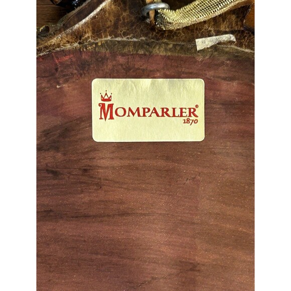 Vintage Mini Gold Gilt Mirror W/Angels Cherubs Momparler 1870 - Picture 7 of 9